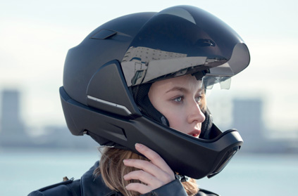 Le casque de moto